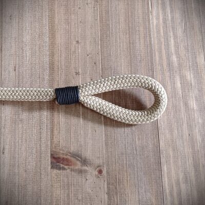 Longe sans mousqueton couture à la main