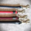 Laisses mousquetons pour chiens en 6 coloris et 5 diamètres différents