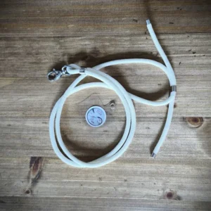 Cordon de téléphone blanc