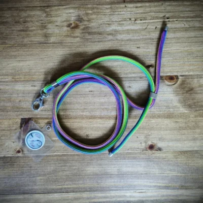 Cordon de téléphone bleu vert rose violet