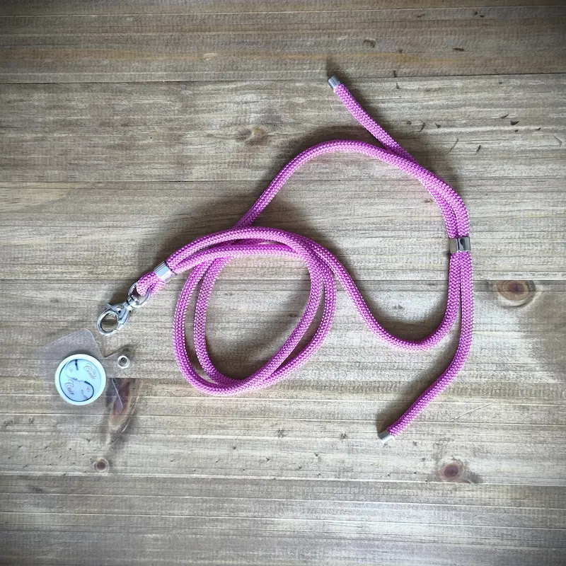 Cordon de téléphone fuschia