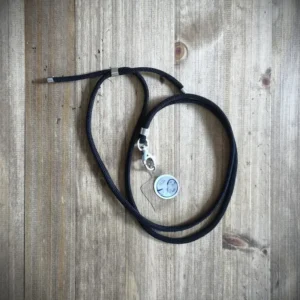 Cordon de téléphone noir