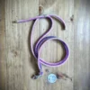 Cordon de téléphone rose violet gris