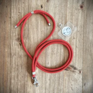 Cordon de téléphone rouge